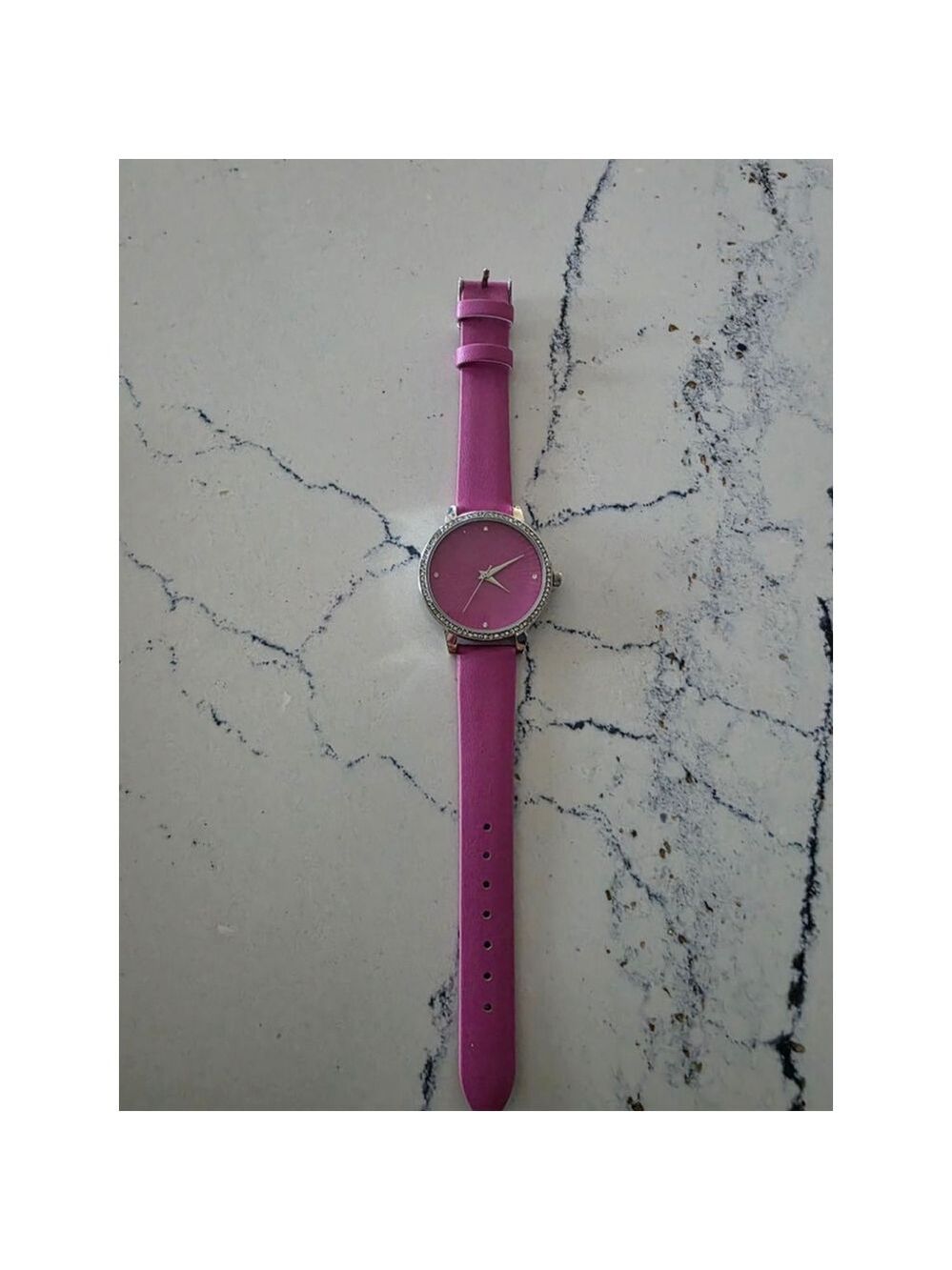 Women's Croton Pink & Silver Watch, One Size - Picture 2 of 11